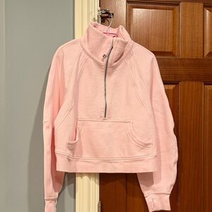 Lululemon Athletica Pink Half-Zip Sweatshirt